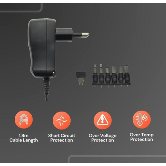 Универсално зарядно 220V Uniross USMPS003EU 7.2W