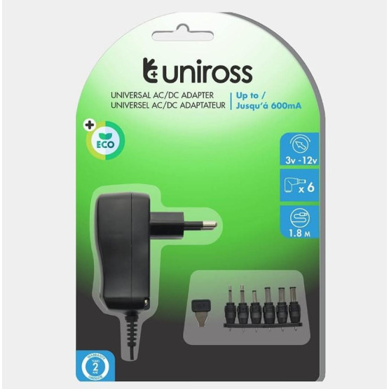 Универсално зарядно 220V Uniross USMPS003EU 7.2W