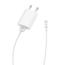 Зарядно адаптер 220V USB + кабел iOS 2.1A бяло