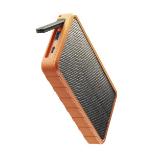 Външна соларна батерия 10000 mAh, оранжева