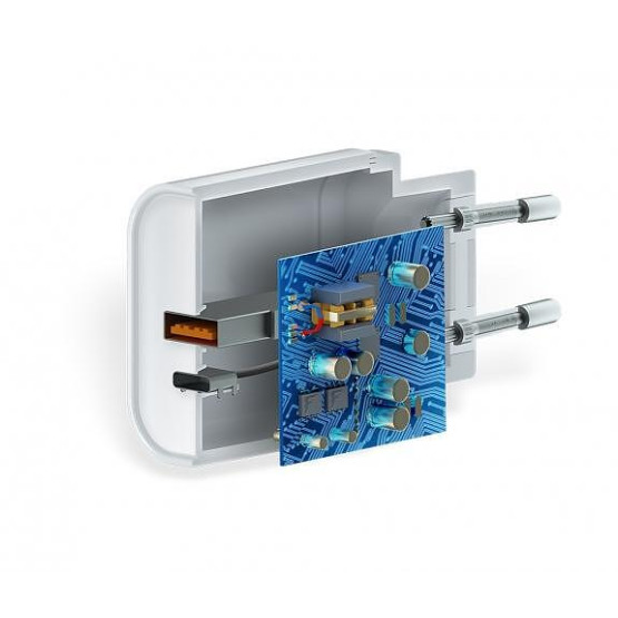 Forever Зарядно 220V PD USB, USB-C 20W