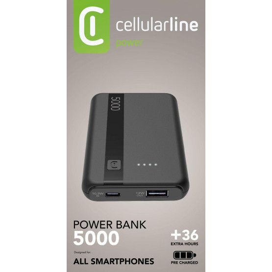 Външна батерия ESSENCE ENTRY 5000 mAh черна