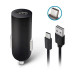 Зарядно Forever 12V M02 + USB-C кабел 2A черно