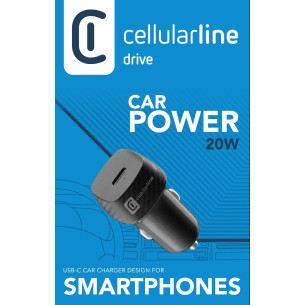 Зарядно за кола 12V USB-C 20W черно