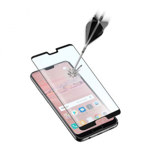 Стъклен протектор Cellular Line за Huawei P20 Pro - Черен