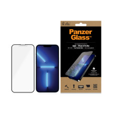Стъклен протектор PanzerGlass за Apple Iphone 13 Pro Max 6.7 AntiGlare, CaseFriendly, Antibacterial - Черен