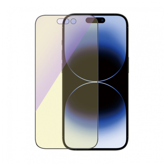 Стъклен протектор PanzerGlass за Apple Iphone 14 Pro Anti-Bluelight, CaseFriendly, Antibacterial, Черен