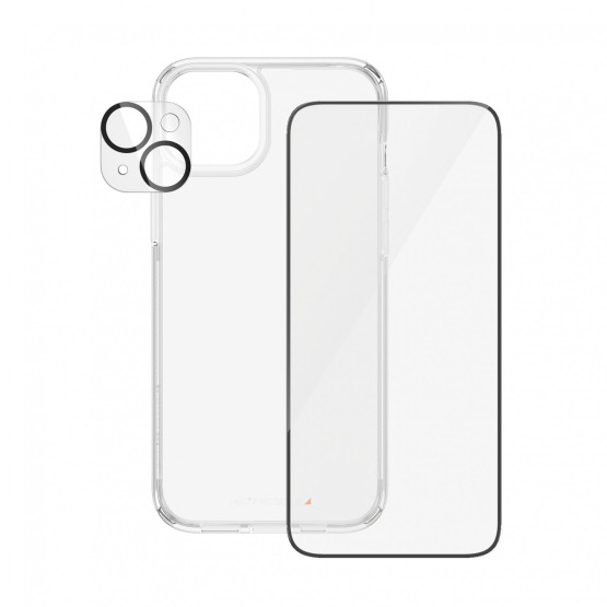 Стъклен протектор PanzerGlass за Apple iPhone 15 Plus UWF Bundle (UWF screen protector, HardCase, протектор за камера)