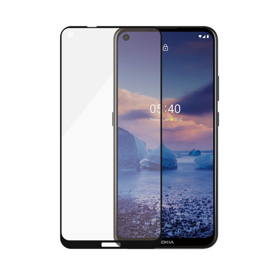Стъклен протектор PanzerGlass за Nokia 3.4/5.4 CaseFriendly - Черен