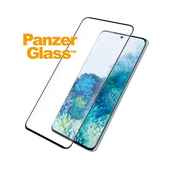 Стъклен протектор PanzerGlass за Samsung Galaxy S20 Plus Fingerprint CaseFriendly - Черен, 117561
