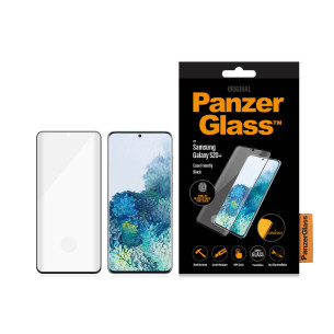 Стъклен протектор PanzerGlass за Samsung Galaxy S20 Plus Fingerprint CaseFriendly - Черен, 117561
