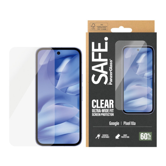 Стъклен протектор Safe за Google Pixel 10a, UWF