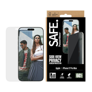 Стъклен протектор Safe за iPhone 17 Pro Max, Privacy,UWF, EasyAligner