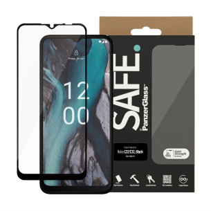 Стъклен протектор Safe за NokiaC22/C32 UWF - Черен