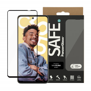 Стъклен протектор Safe за Realme C55 CaseFriendly - Черен