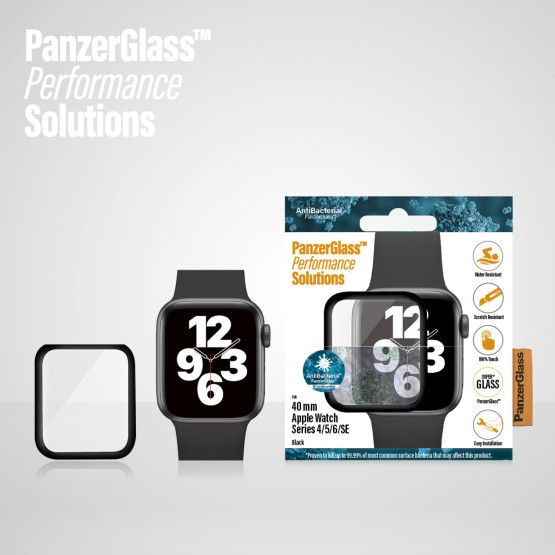 Стъклен протектор за часовник PanzerGlass за Apple watch Series 4/5/6/SE 40mm , 117278
