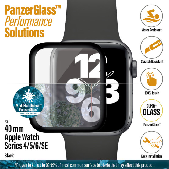 Стъклен протектор за часовник PanzerGlass за Apple watch Series 4/5/6/SE 40mm , 117278