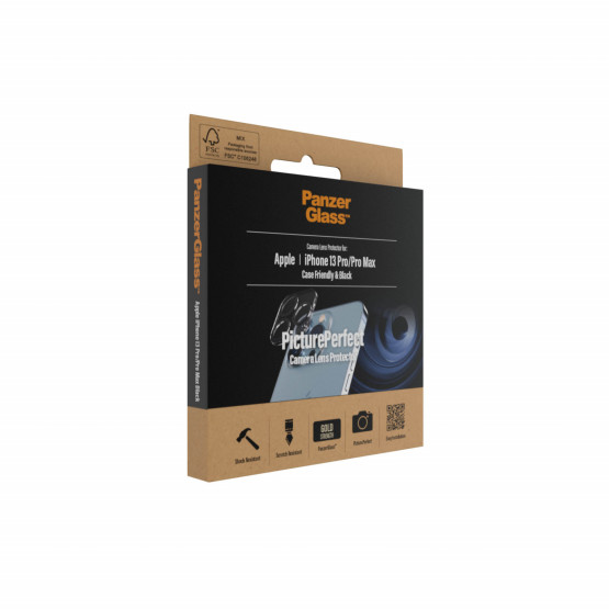 Стъклен протектор за камера PanzerGlass за Iphone 13 Pro, 13 Pro max