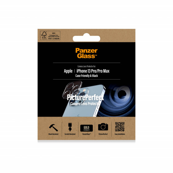 Стъклен протектор за камера PanzerGlass за Iphone 13 Pro, 13 Pro max