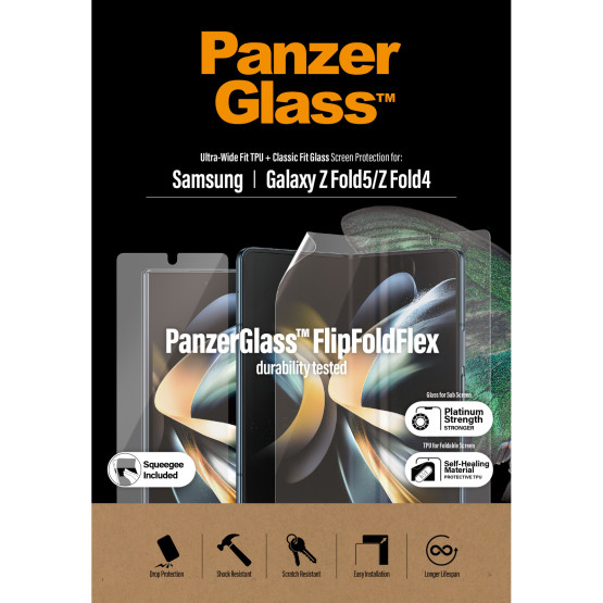 Защитно фолио PanzerGlass за Samsung Galaxy Z Fold 4/Z Fold 5 Antibacterial TPU