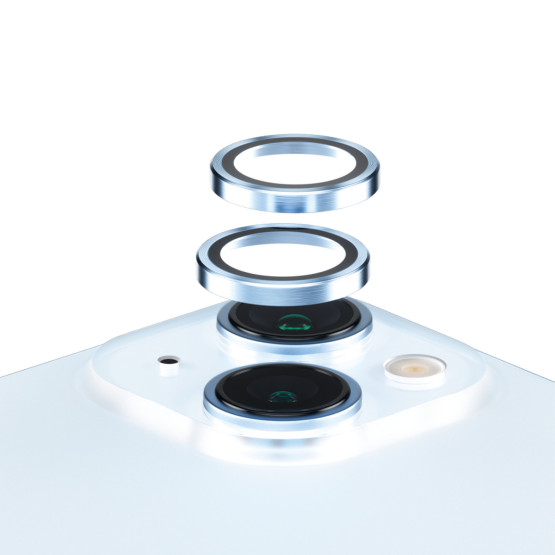 Протектор за камера PanzerGlass Hoops за Apple Iphone 15/15 Plus - Син