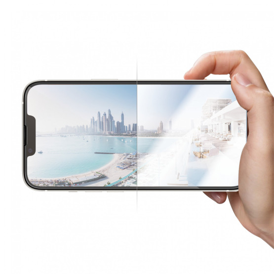 Стъклен протектор PanzerGlass Apple iPhone 14/13/13 Pro UWF Anti-Reflective AB w. Applicator, Черен