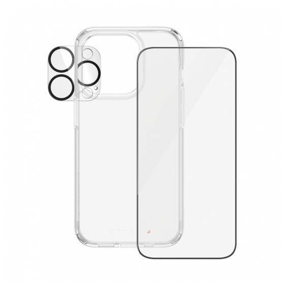 Стъклен протектор PanzerGlass за Apple iPhone 15 Pro UWF Bundle (UWF screen protector, HardCase, протектор за камера)