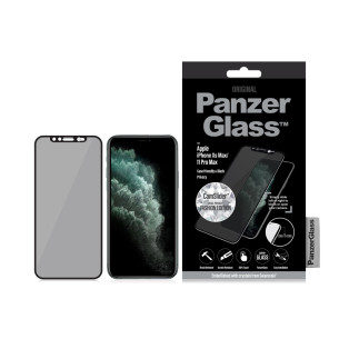 Стъклен протектор PanzerGlass за Apple Iphone Xs Max /11 Pro Max, Privacy, CaseFriendly, CamSlider, Swarovski Edition- Черен,