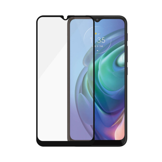 Стъклен протектор PanzerGlass за Motorola Moto G10 / Moto G30/ Moto E7 Power CaseFrienfly - Черно