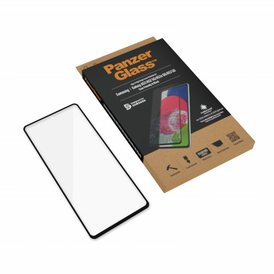 Стъклен протектор PanzerGlass за Samsung Galaxy A52/ A53 CaseFriendly - Черен