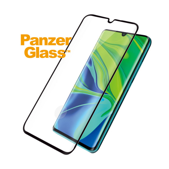Стъклен протектор PanzerGlass за Xiaomi Mi Note 10/Note 10 pro / Note 10 lite CaseFriendly - Черно, 117079