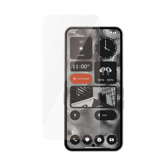 Стъклен протектор Safe за Nothing Phone 2 UWF, Черен