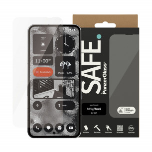 Стъклен протектор Safe за Nothing Phone 2 UWF, Черен
