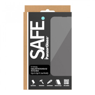 Стъклен протектор Safe за Samsung Galaxy A52/A52 5G / A53 CaseFriendly - Черен, 118191
