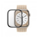 Стъклен протектор за часовник със силиконова рамка PanzerGlass за Apple watch Series 8 / Series 7, 45 mm, D3O Bio - Черна рамка,