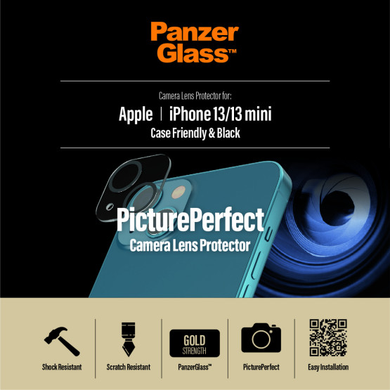 Стъклен протектор за камера PanzerGlass за Iphone 13, 13 mini