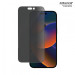 Стъклен протектор PanzerGlass за Apple Iphone 14 Pro Max, UWF Privacy,, Antibacterial - Черен