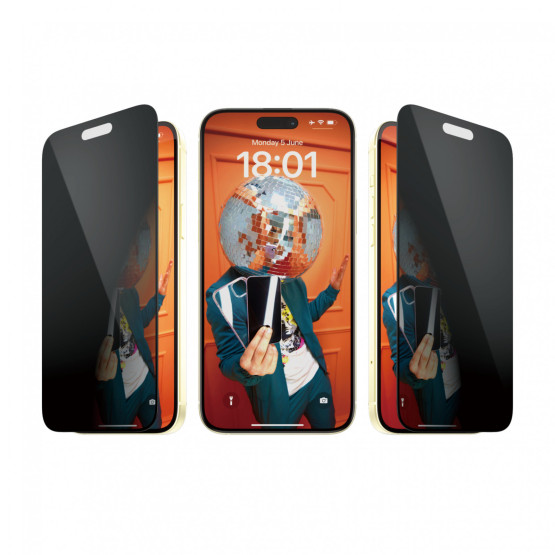 Стъклен протектор PanzerGlass за Apple iPhone 15 Plus UWF Privacy wA