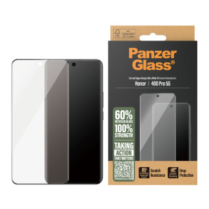 Стъклен протектор PanzerGlass за Honor 400 Pro 5G, UWF, Прозрачен