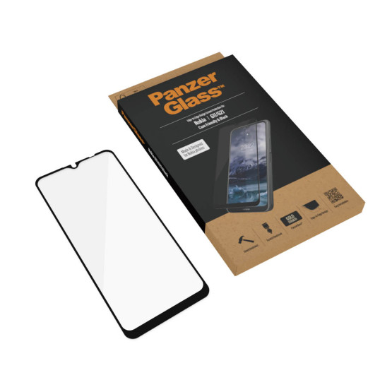 Стъклен протектор PanzerGlass за Nokia G11/G21 CaseFriendly - Черен
