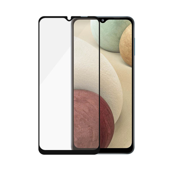 Стъклен протектор PanzerGlass за Samsung Galaxy A12 , CaseFriendly - Черен