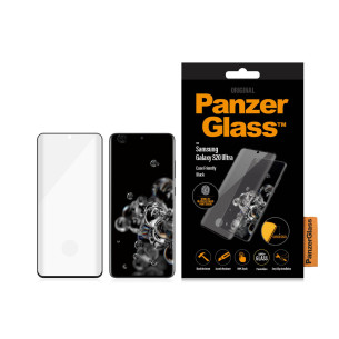 Стъклен протектор PanzerGlass за Samsung Galaxy S20 Ultra Fingerprint CaseFriendly - Черен, 117559