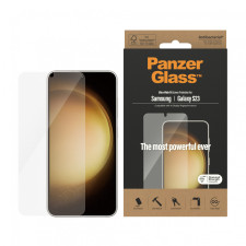 Стъклен протектор PanzerGlass за Samsung Galaxy S23 / S22 FingerPrint, CaseFriendly, AntiBacterial - Черен