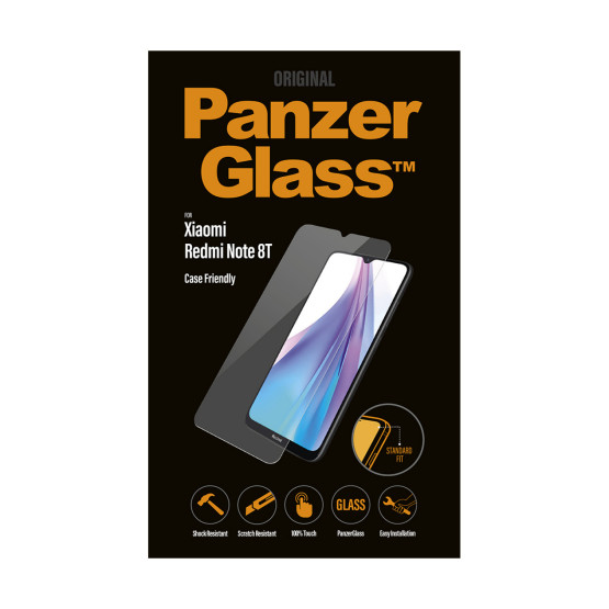 Стъклен протектор PanzerGlass за Xiaomi Note 8t Case Friendy, 117377