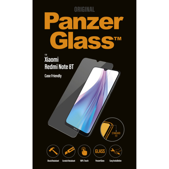 Стъклен протектор PanzerGlass за Xiaomi Note 8t Case Friendy, 117377