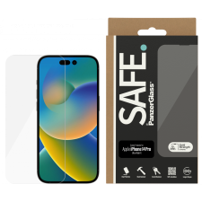 Стъклен протектор Safe за Apple iPhone 14 Pro, UWF- Черен