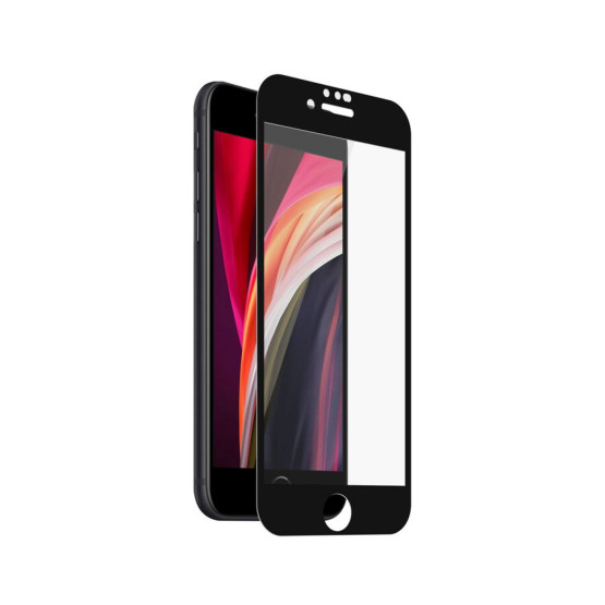 Стъклен протектор Safe за Apple Iphone 7/8/6/6s/SE 2020 / 2022 CaseFriendly, Black, 117475