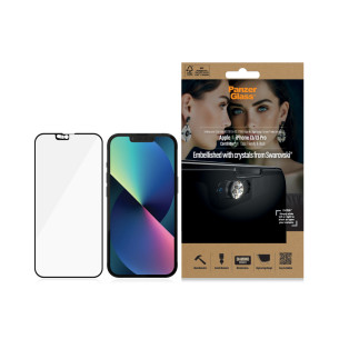 Стъклен протектор PanzerGlass за Apple Iphone 13 / 13 pro 6.1, CaseFriendly, CamSlaider,AB, Swarovski Edition