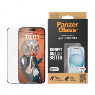 Стъклен протектор PanzerGlass за Apple iPhone 15 Plus UWF wA