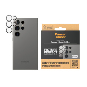 Протектор за камера PanzerGlass PicturePerfect Camera Protector за Samsung Galaxy S24 Ultra - Черен